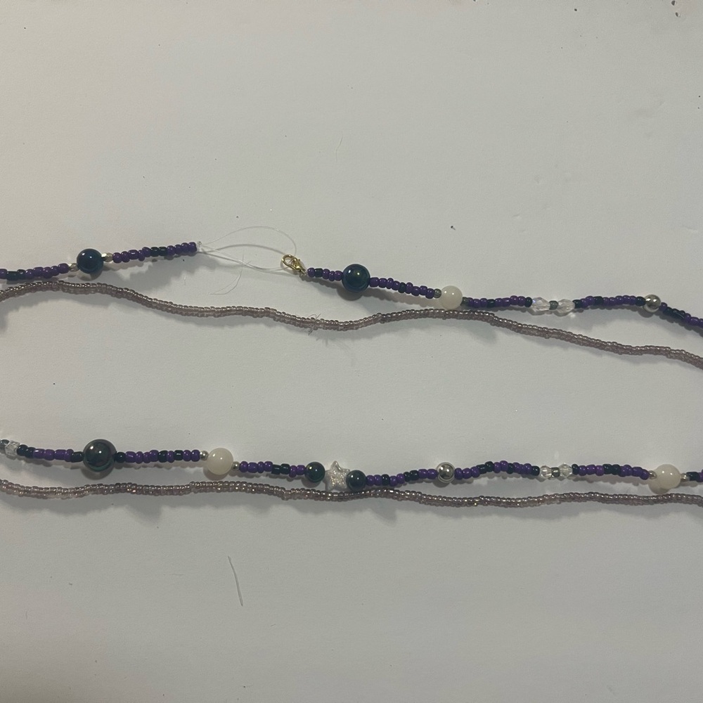 Elegant Purple and White, black , sliver , waist band perfect for Halloween